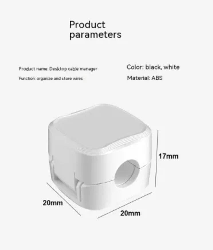 Magnetisk Kabelhållare – Organisera dina kablar enkelt(6st)